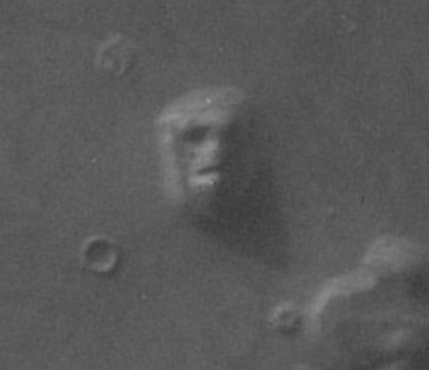 Viking Orbiter Image of the Face on Mars