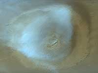 Clouds Over Olympus Mons