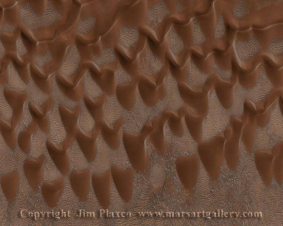 Martian Shark Teeth Dunes