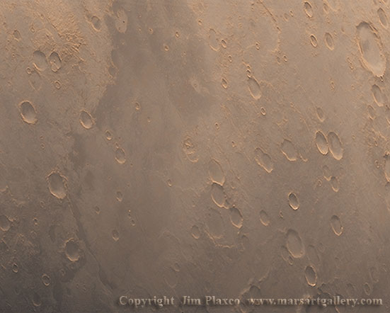 Viking Orbiter image of the Martian Planum Chronium