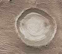 Sediment Filled Crater Wallpaper